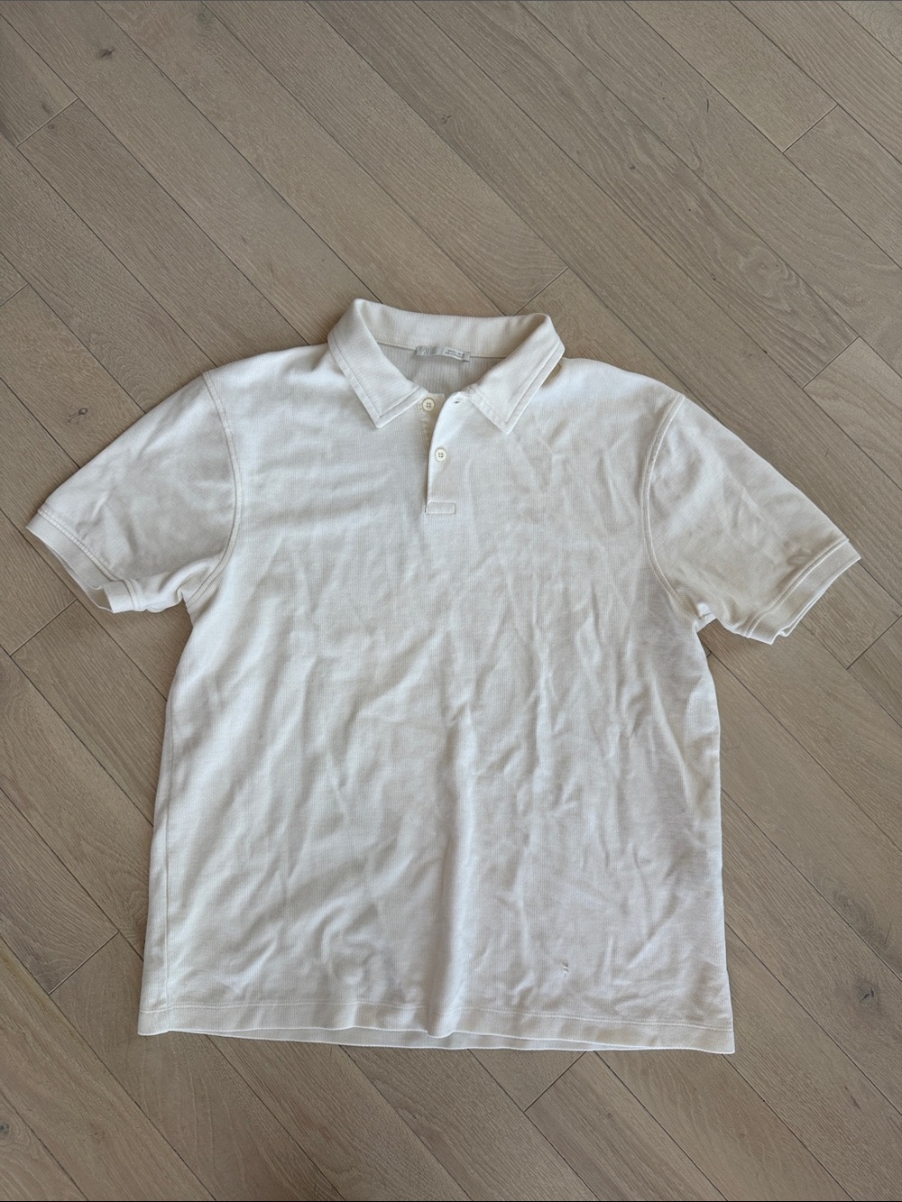ZARA BEIGE POLO SIZE LARGE 3 PACK